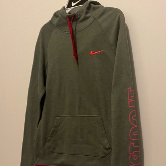 Nike Gray Hoodie with Pink Details - Picture 2 of 4
